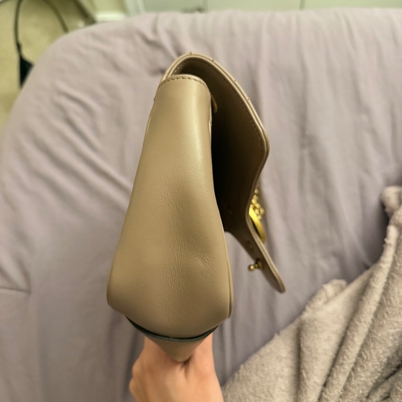 Taupe GUCCI Matelasse Medium GG Marmont Shoulder Bag - Picture 9 of 13